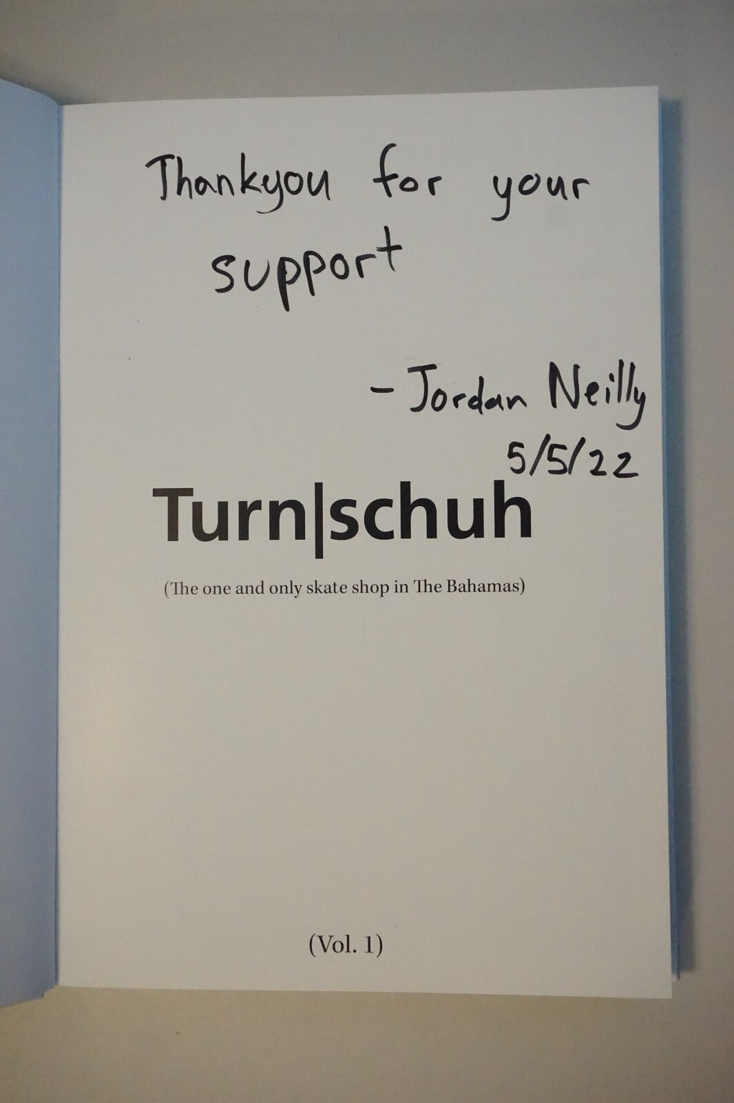 Turnschuh Fotobuch Volume 1 - Hardcover Signed Skateboarding