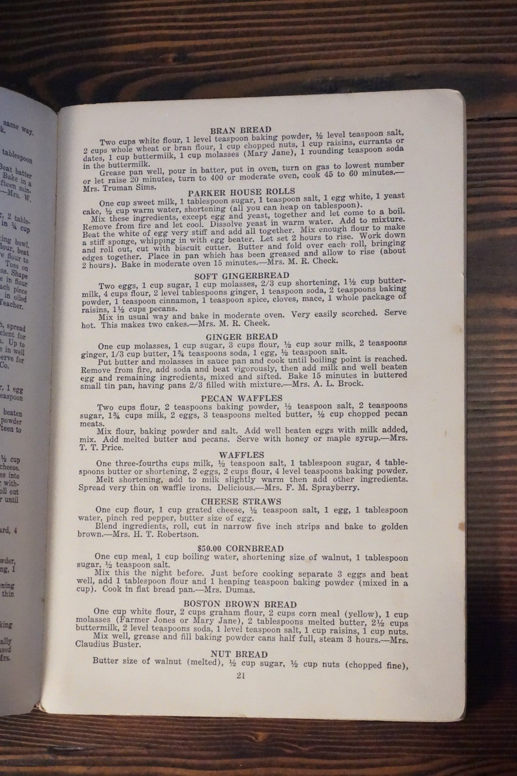 The Dallas Woman's Forum Cookbook 1930 Staplebound