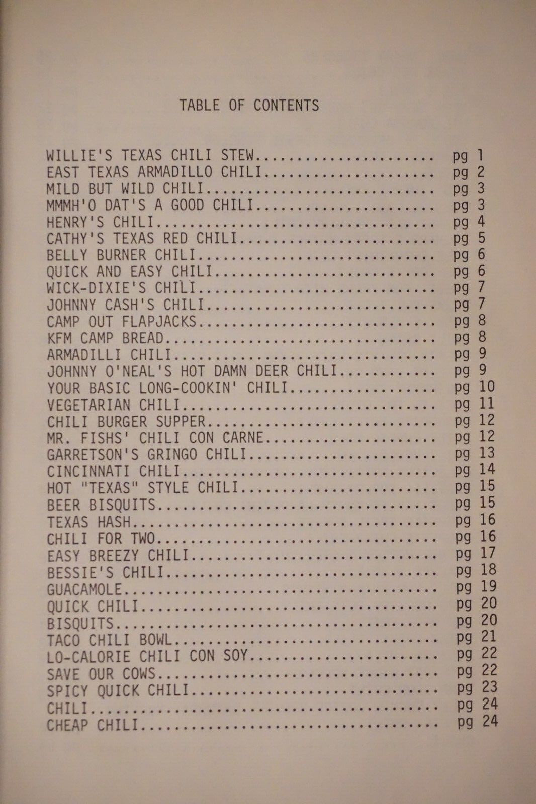 The KFM 92 1/2 Texas Chili Cook Book Hardcover