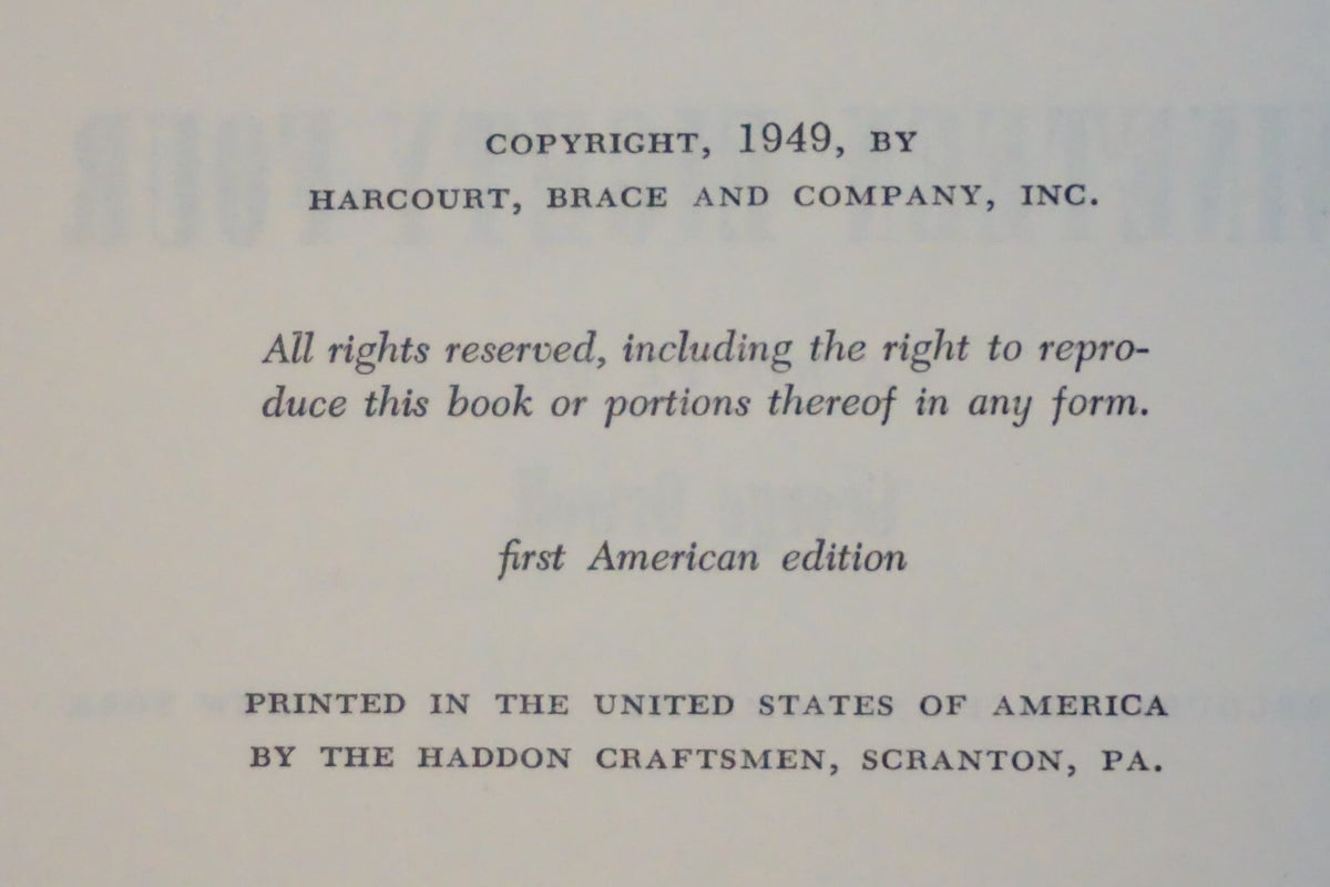 1984 by George Orwell 1949 1st American Edition HC DJ