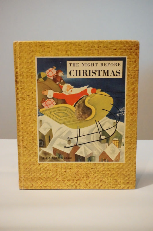 The Night Before Christmas by Clement C. Moore 1951 Big Golden Book