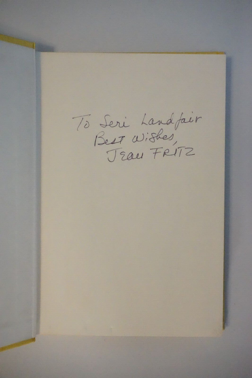 Brady by Jean Fritz 1960 Signed HC DJ