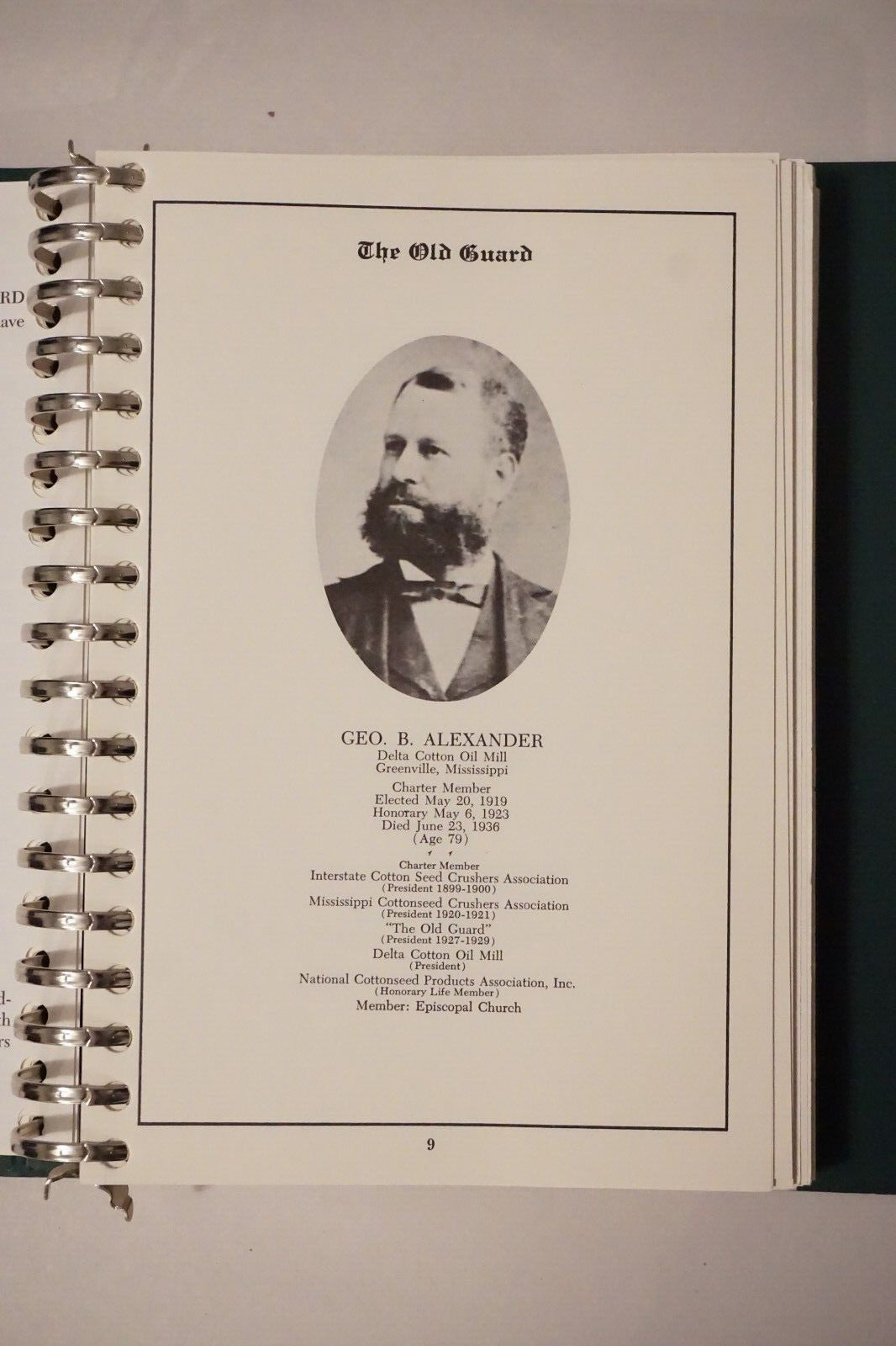The Old Guard by R. T. Doughtie, Jr. - Cotton Industry Society