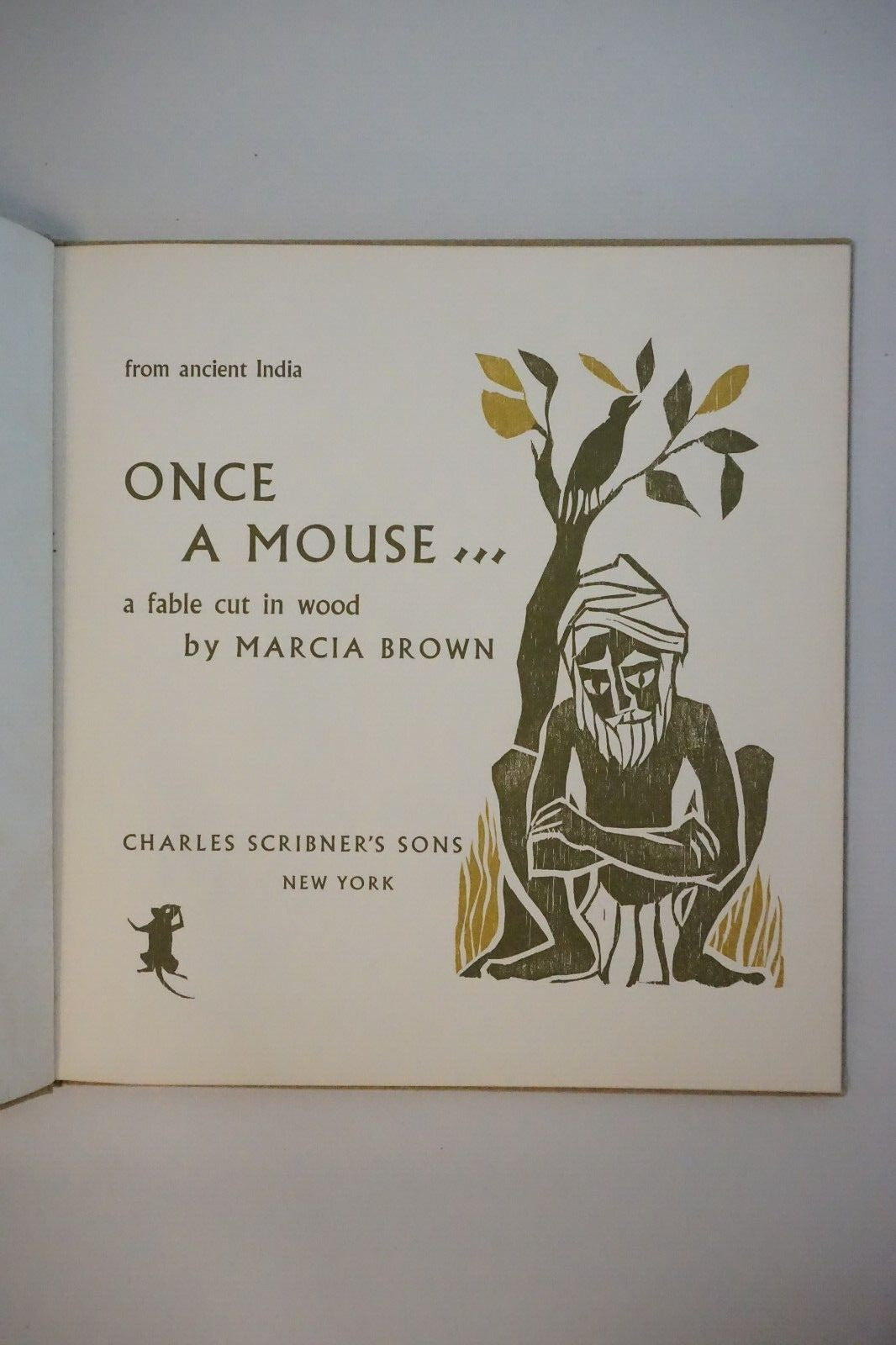 Once Upon A Mouse by Marcia Brown 1961 1st Edition Hardcover