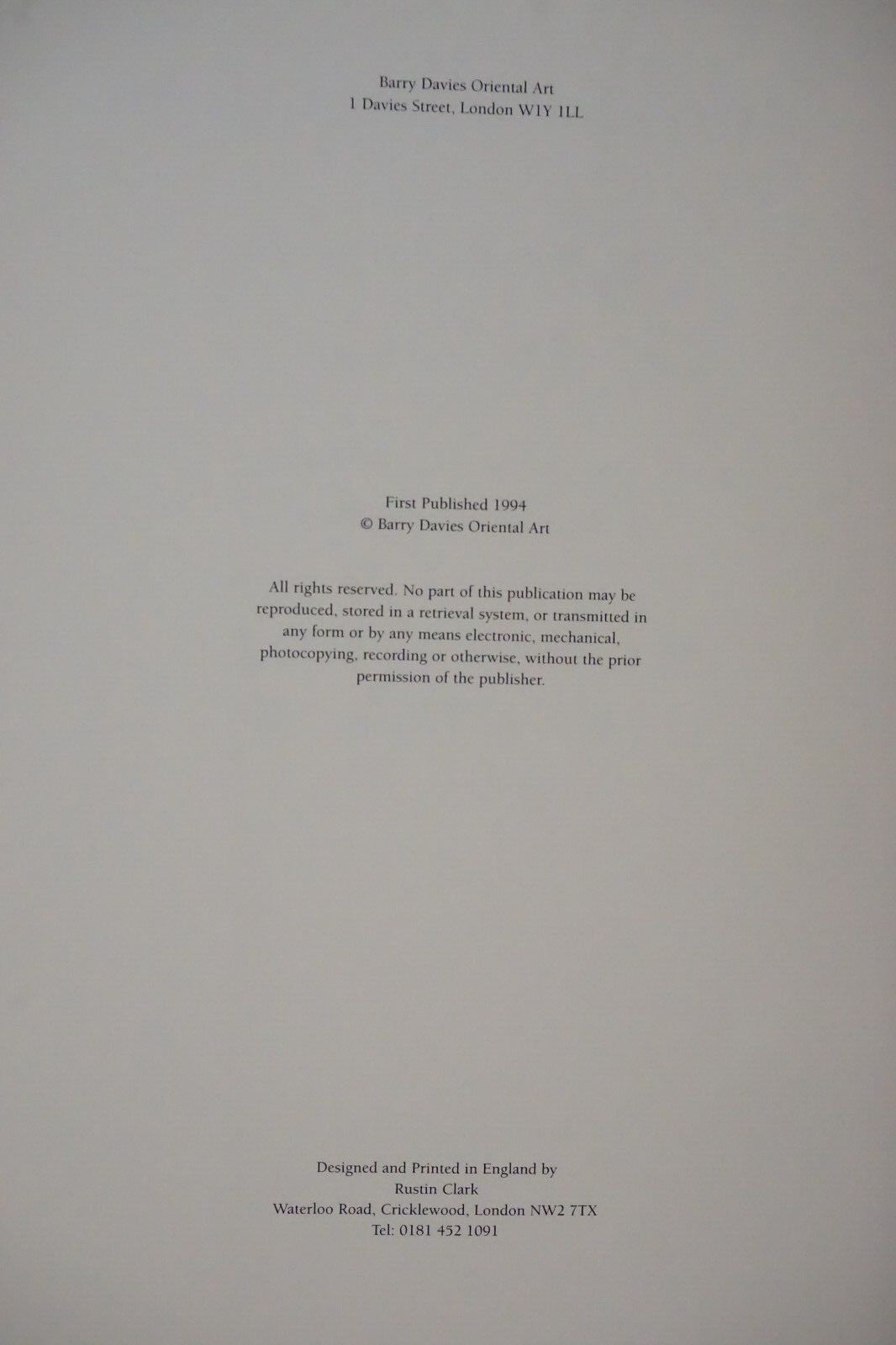 The Netsuke Collection of W. G. Bosshard Part I by Barry Davies Oriental Art