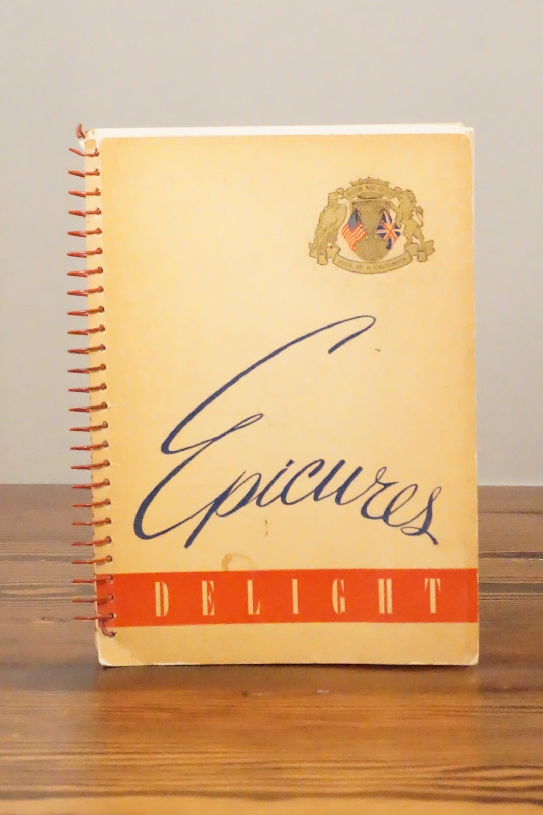 Epicures Delight British War Relief Association Cookbook by Vera Harnett 1941