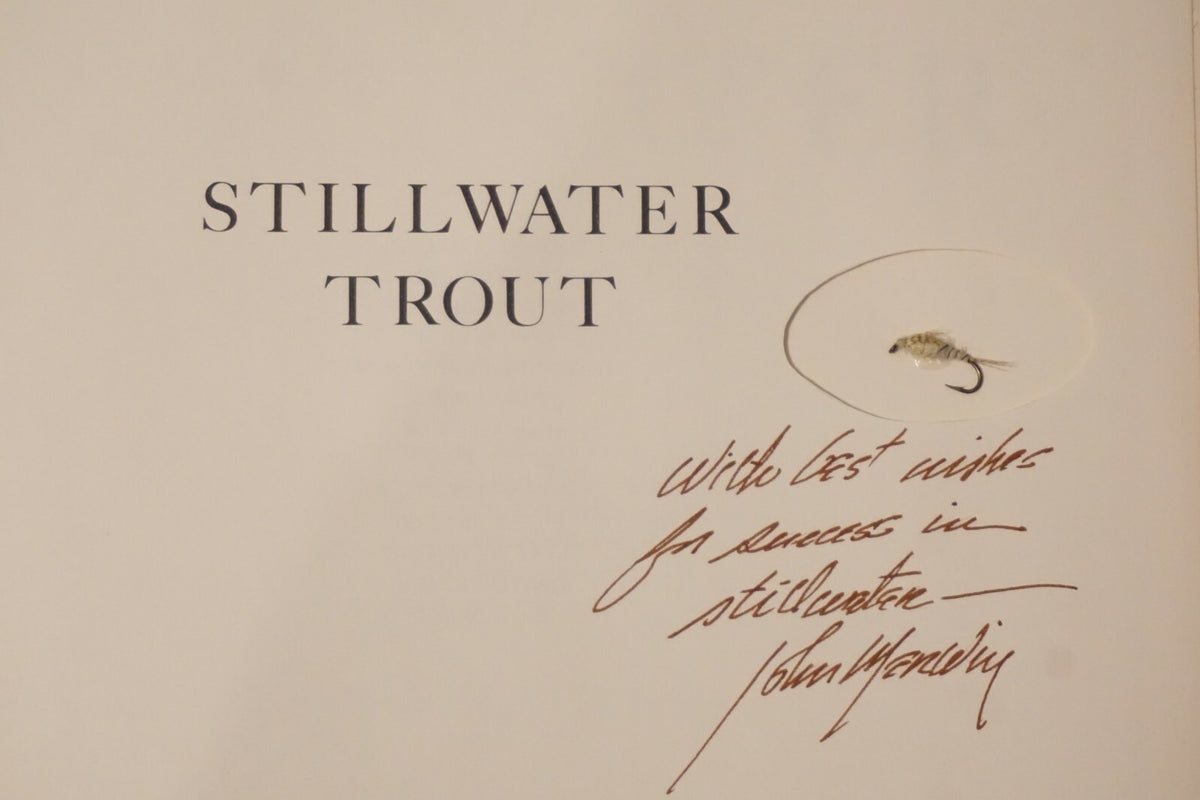 Rare Unique Copy of Stillwater Trout Edited By John Merwin 1980 Signed 1st Ed