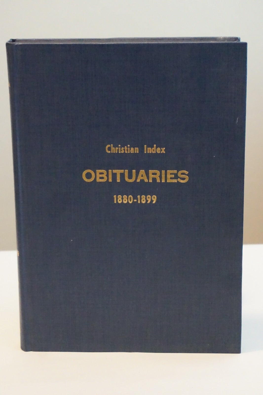 Obituaries by The Christian Index 1880-1899 Georgia Baptist Historical Society