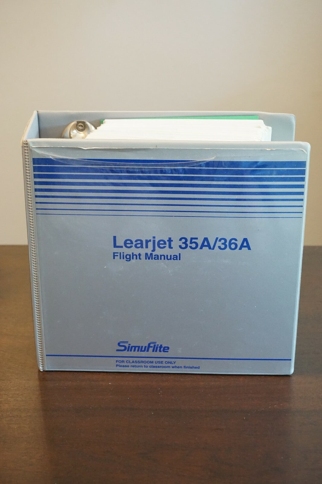 SimuFlite Gates Learjet 35A 36A Flight Manual