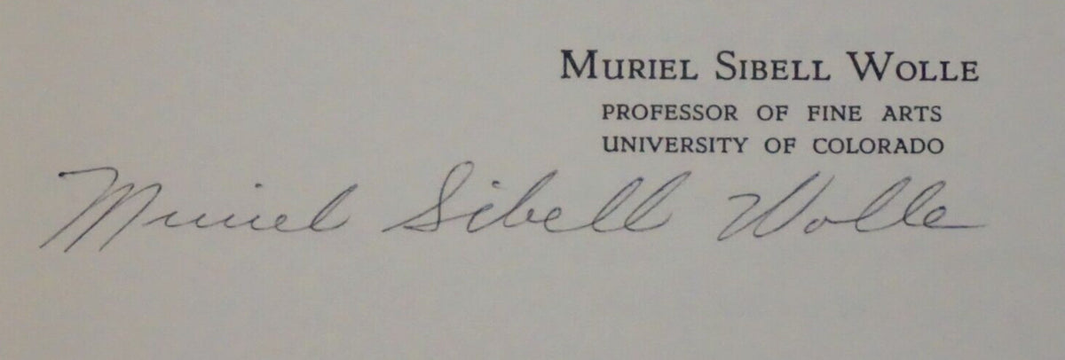 Stampede To The Timberline by Muriel Sibell Wolle 1959 Signed HC DJ
