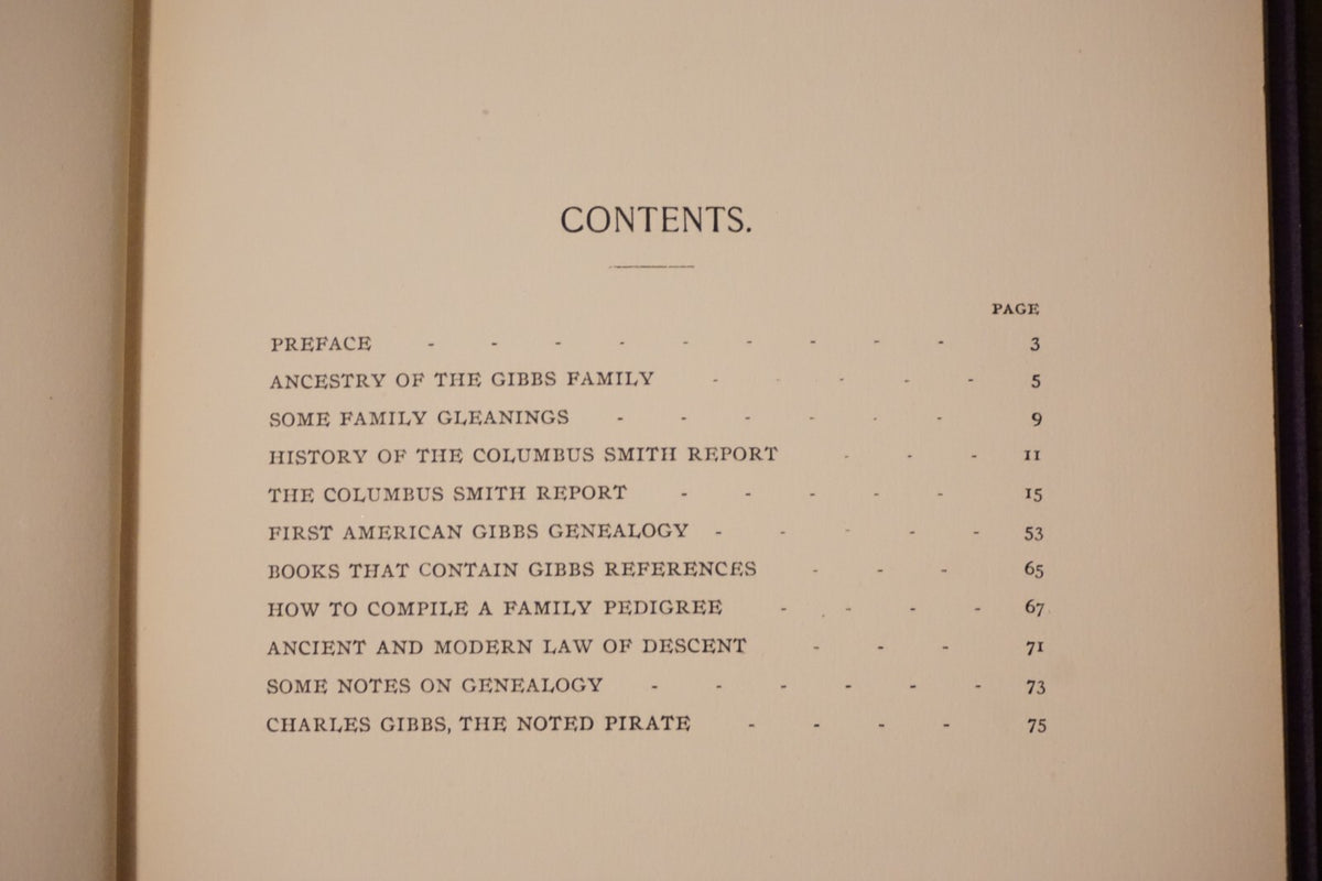A Golden Legacy To The Gibbs Family in America by Montgomery B. Gibbs 1893
