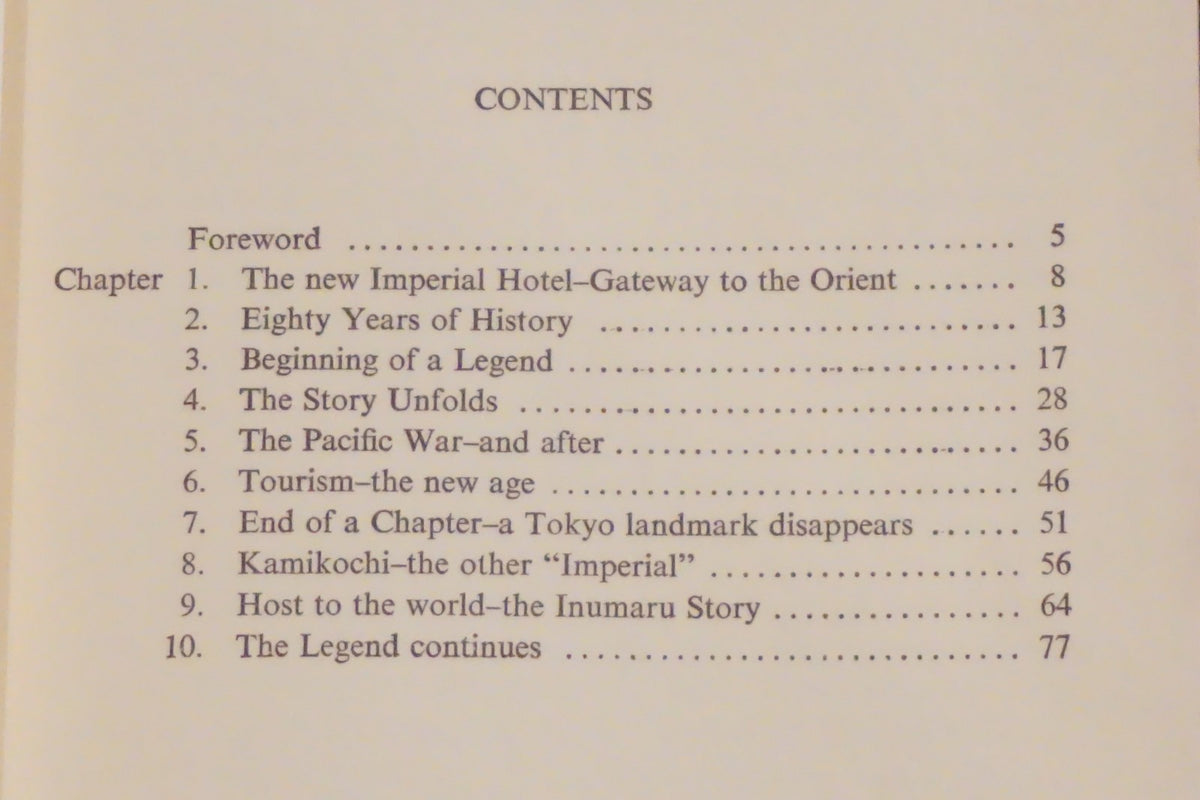 Imperial Hotel Story Hessell Tiltman Revised Edition 1970 Tokyo Japan