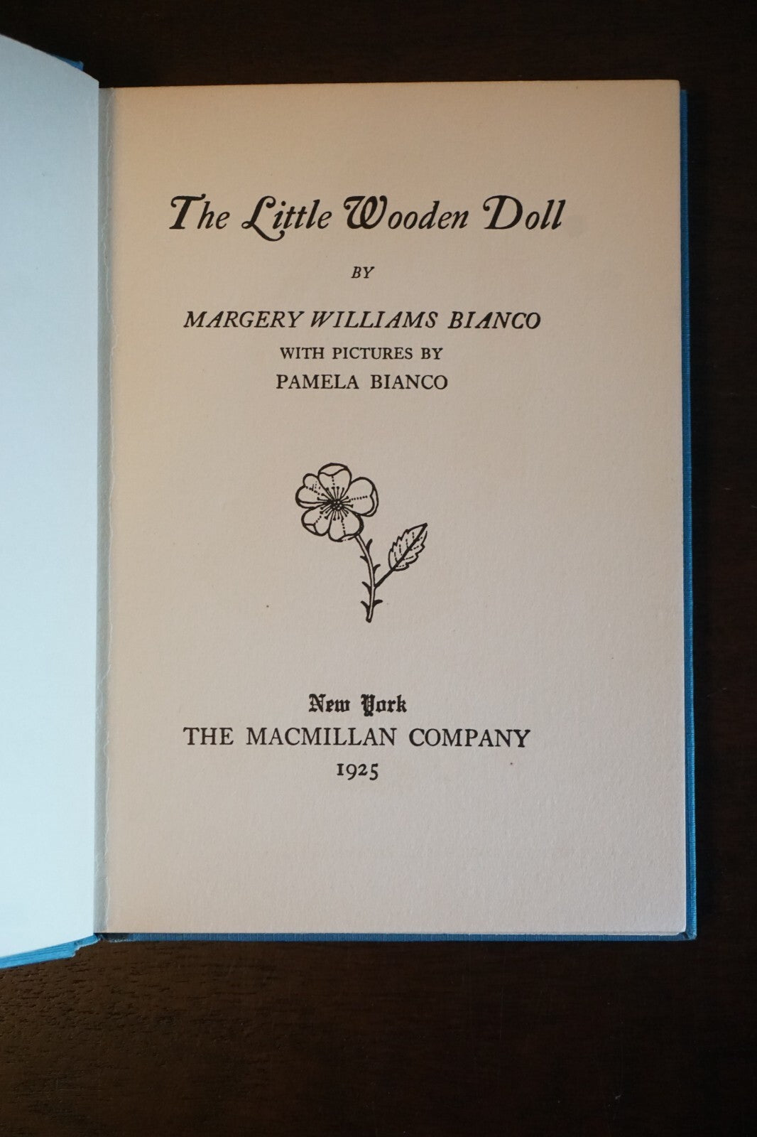The Little Wooden Doll Book by Margery Bianco 1925 HC