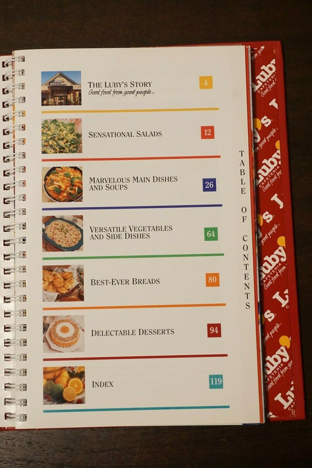 Luby's Cafeteria 50th Anniversary Recipe Collection Cookbook 1996