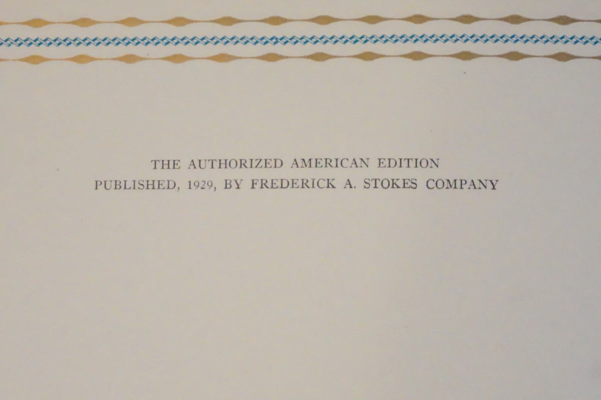 The Adventures of Tommy by H. G. Wells 1929 1st Edition HC DJ