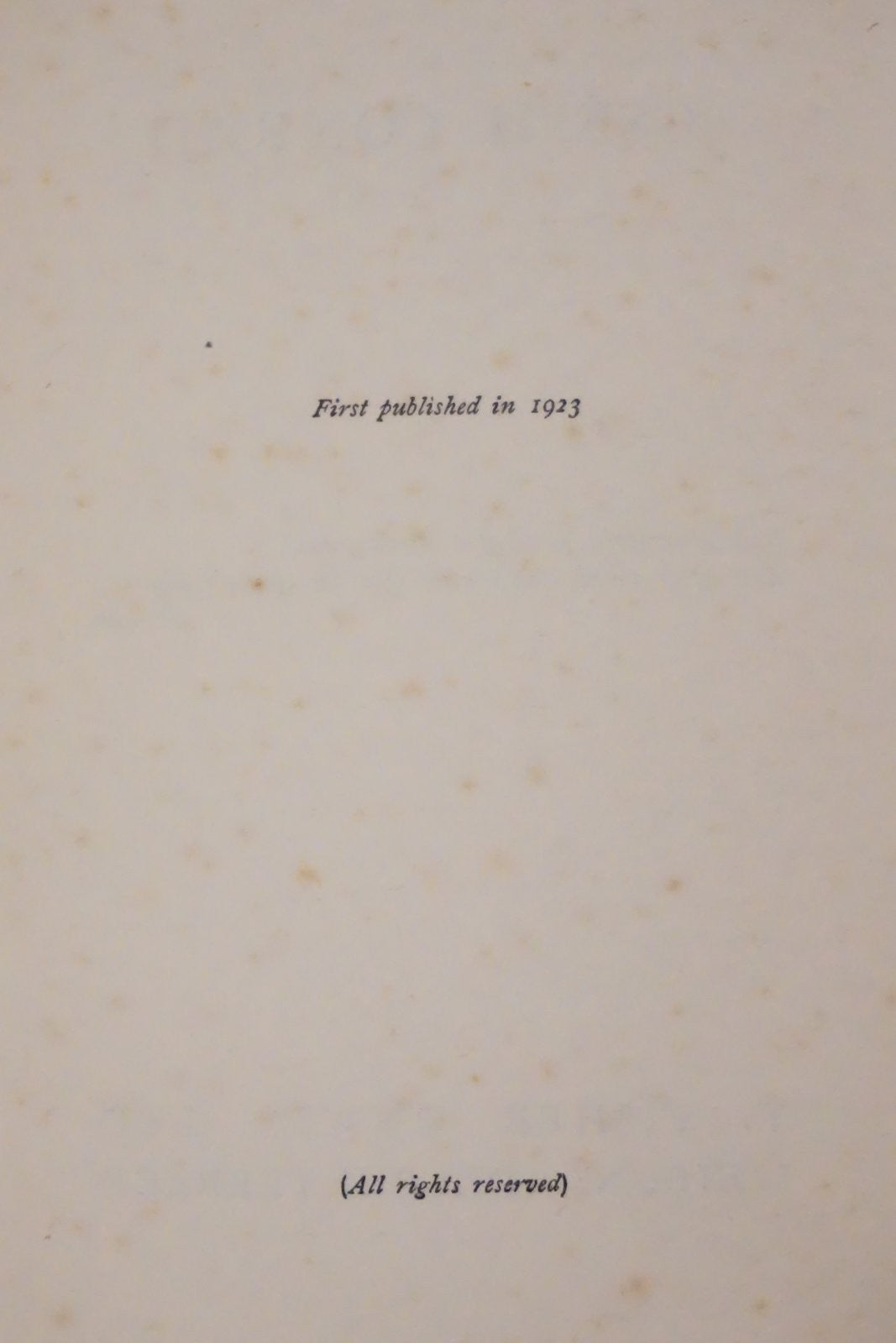 The Rover Joseph Conrad T Fisher Unwin London 1923 Hardcover