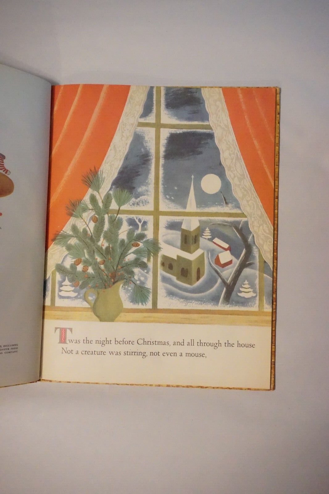 The Night Before Christmas by Clement C. Moore 1951 Big Golden Book