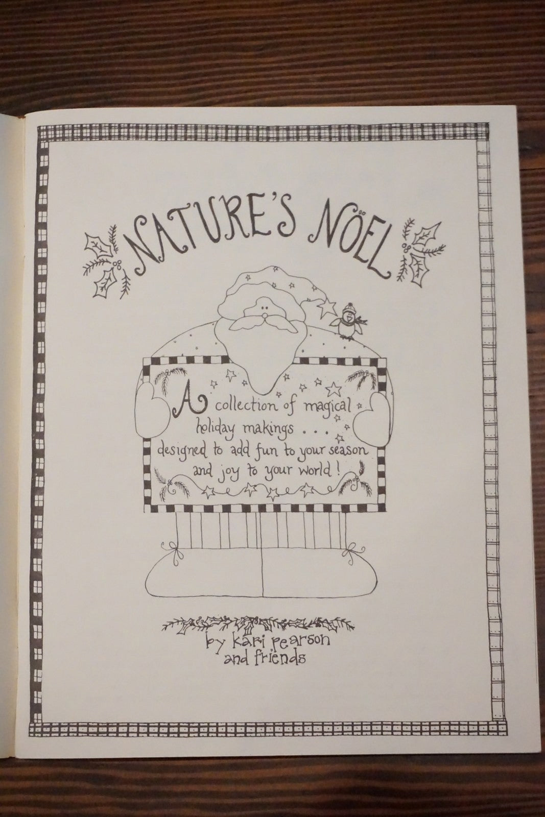 Nature's Noel by Kari Pearson 1995 Christmas Sewing Quilting Patterns