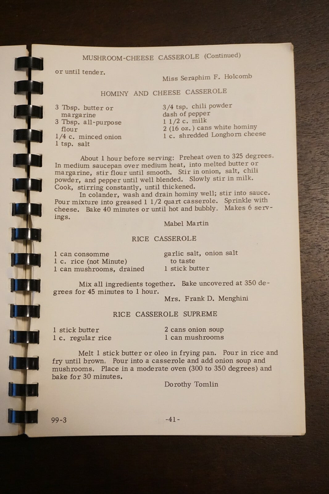 Our Daily Bread Cookbook by Sisters Servants of Mary Child Kansas City, Kansas