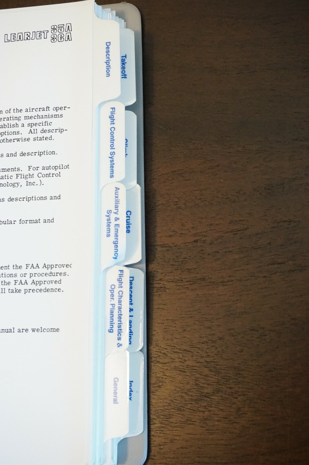 SimuFlite Learjet 35A 36A Pilot Manual