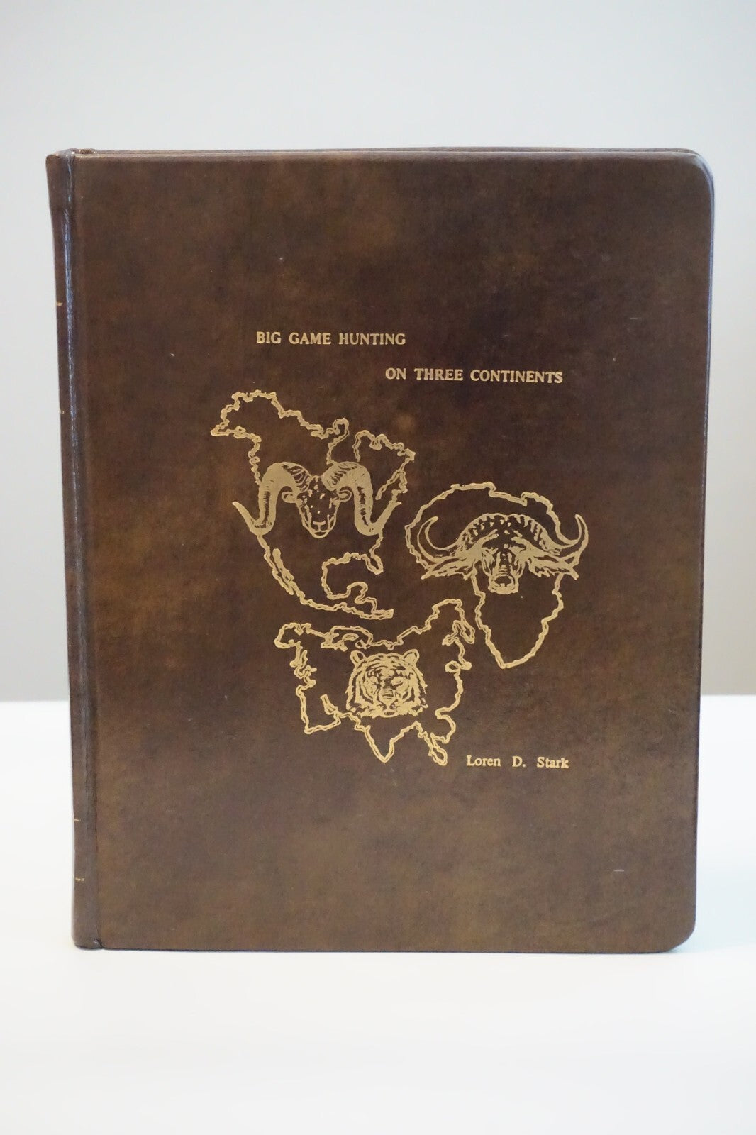 Big Game Hunting on Three Continents By Loren D. Stark 1971 Signed Limited HCDJ