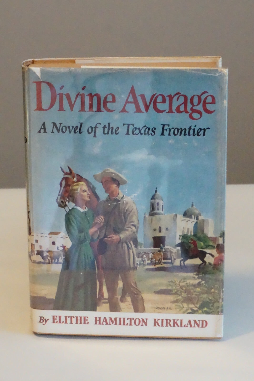 Divine Average by Elithe Hamilton Kirkland 1952 1st Edition HC DJ
