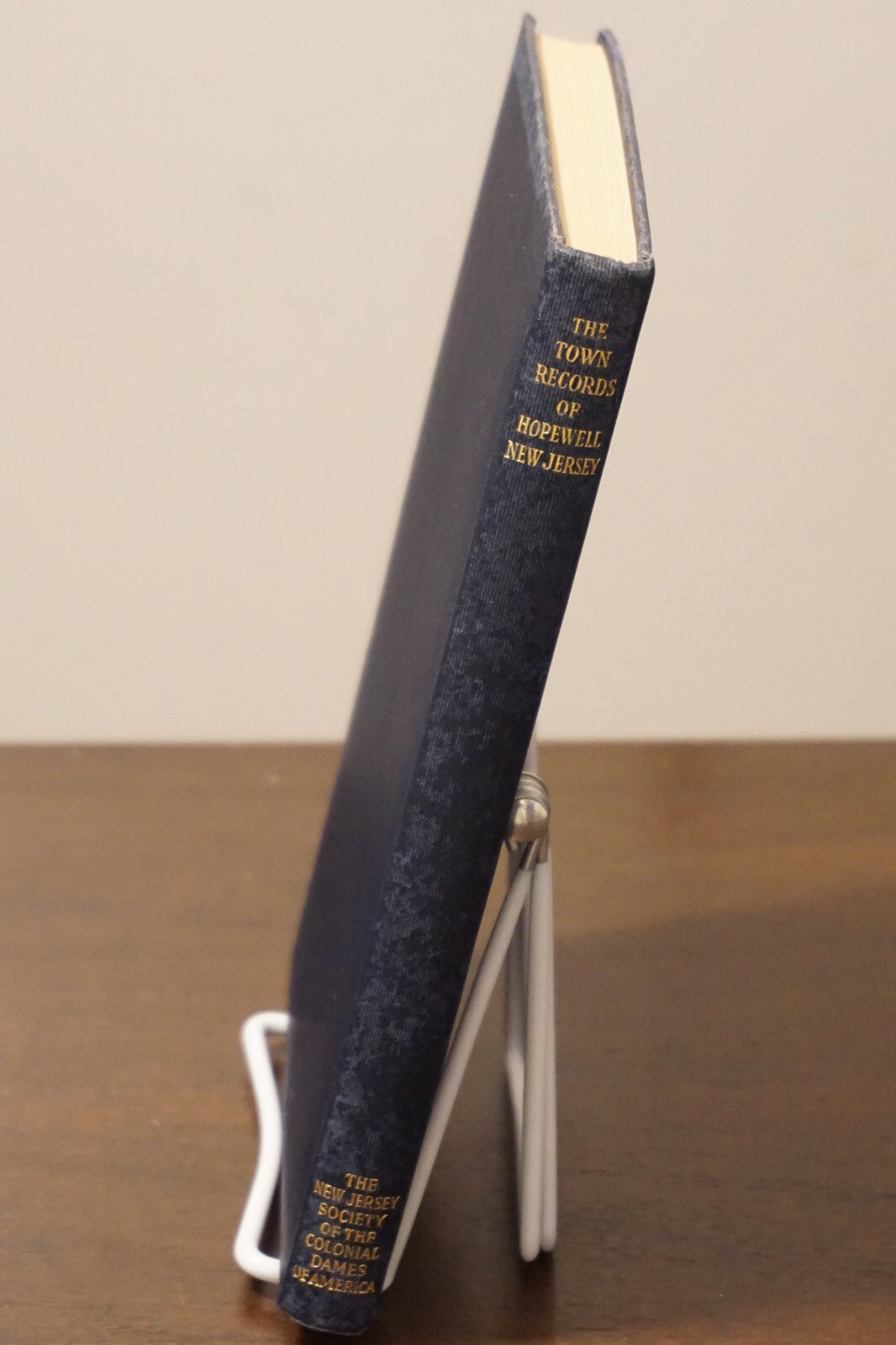 The Town Records of Hopewell, New Jersey 1931 Hardcover