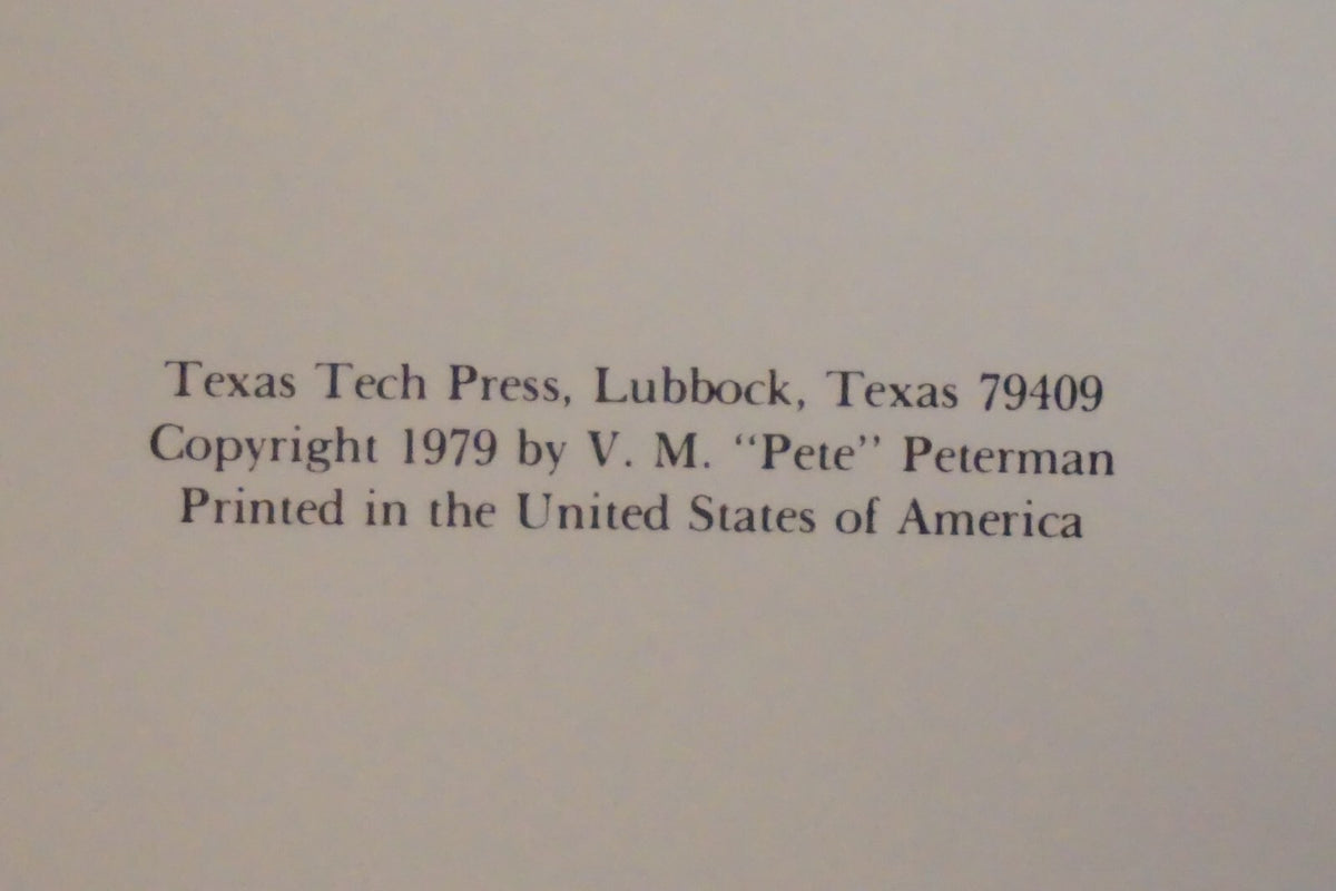 Pioneer Days: Lamb County, Texas by V.M. Peterman 1979 HC