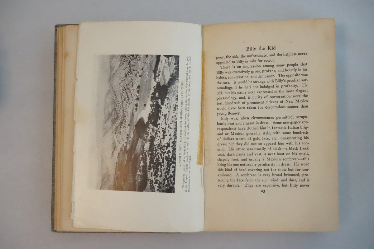 Very Rare - The Authentic Life of Billy The Kid by Pat F. Garrett 1927 Hardcover