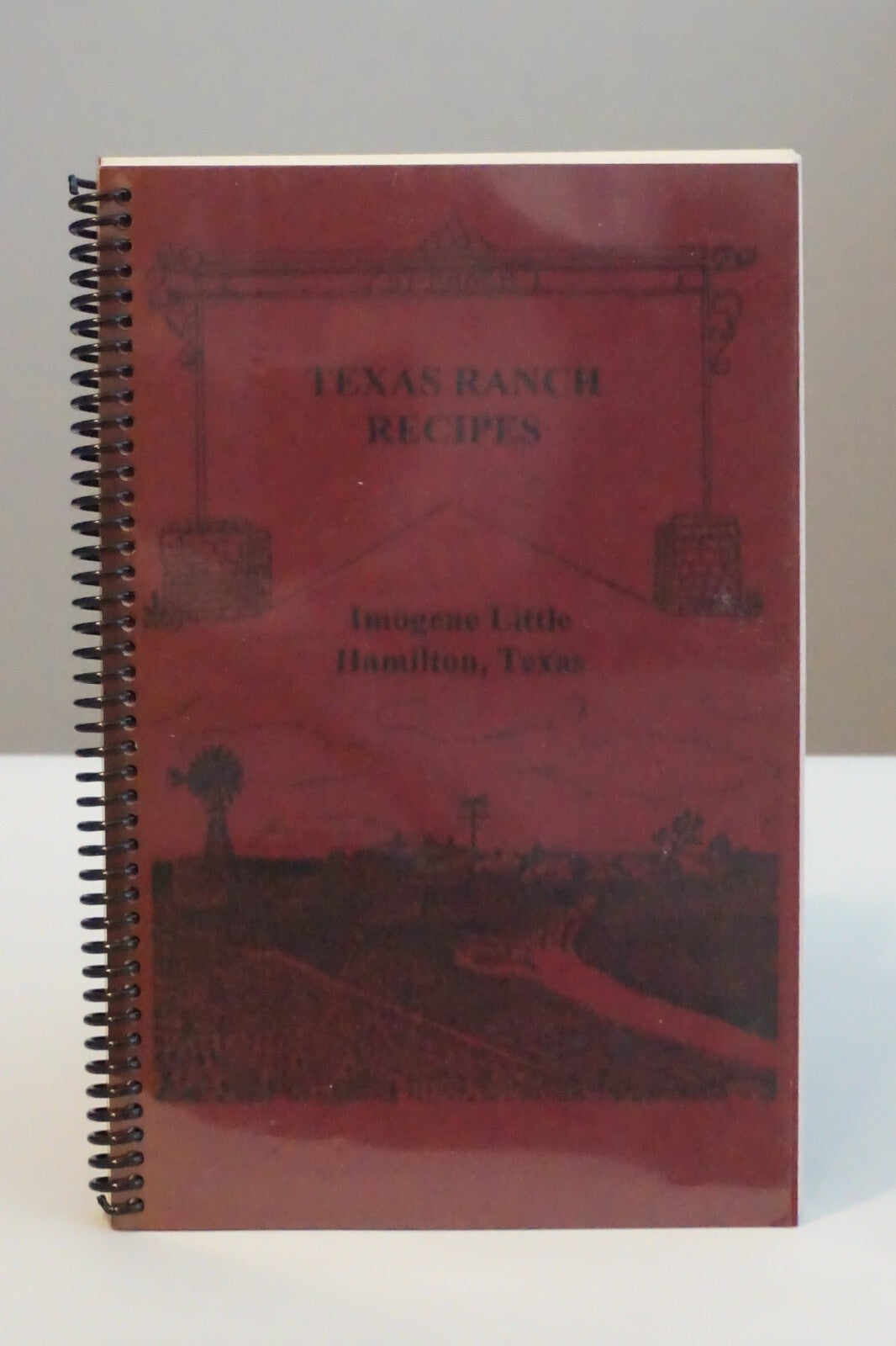 Very Rare Cookbook - Texas Ranch Recipes by Imogene Little 1997 Signed Spiral