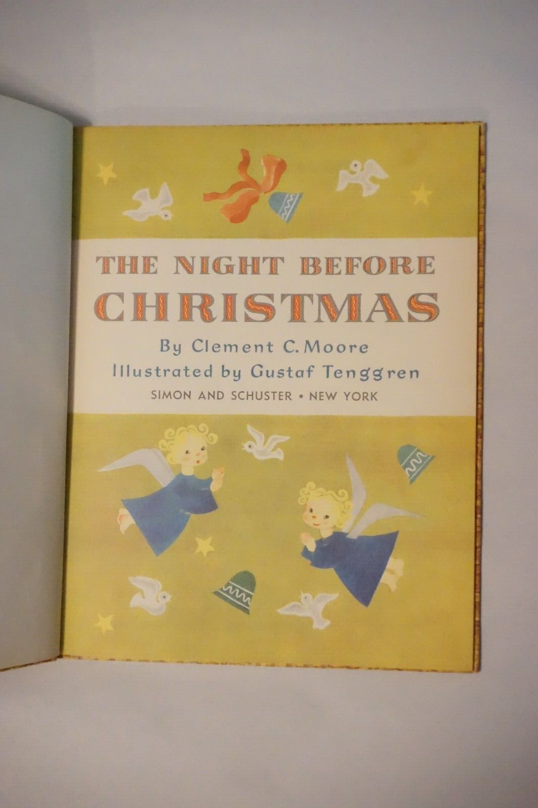 The Night Before Christmas by Clement C. Moore 1951 Big Golden Book