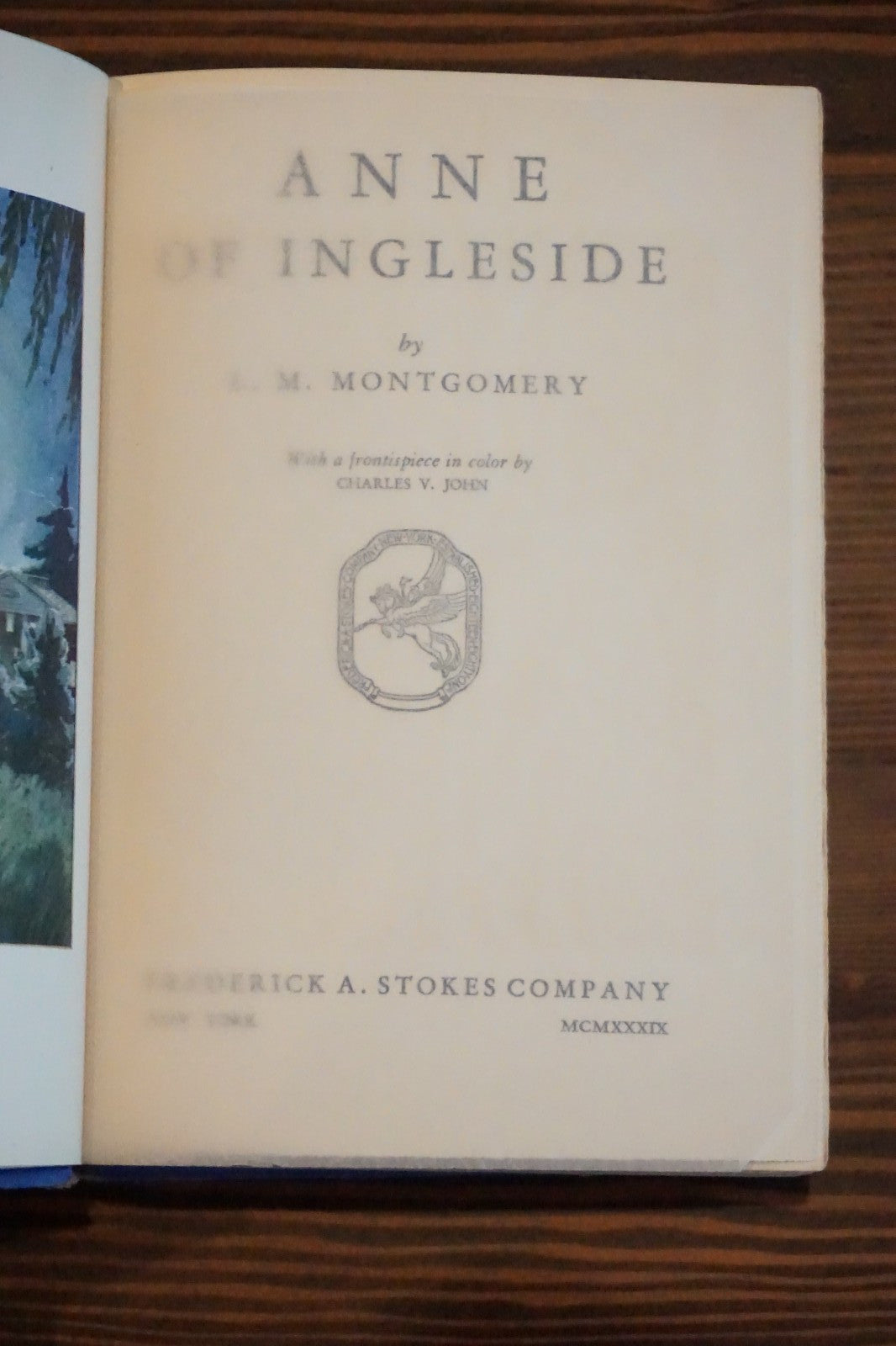 Anne of Ingleside by L.M. Montgomery 1939 1st Edition Hardcover