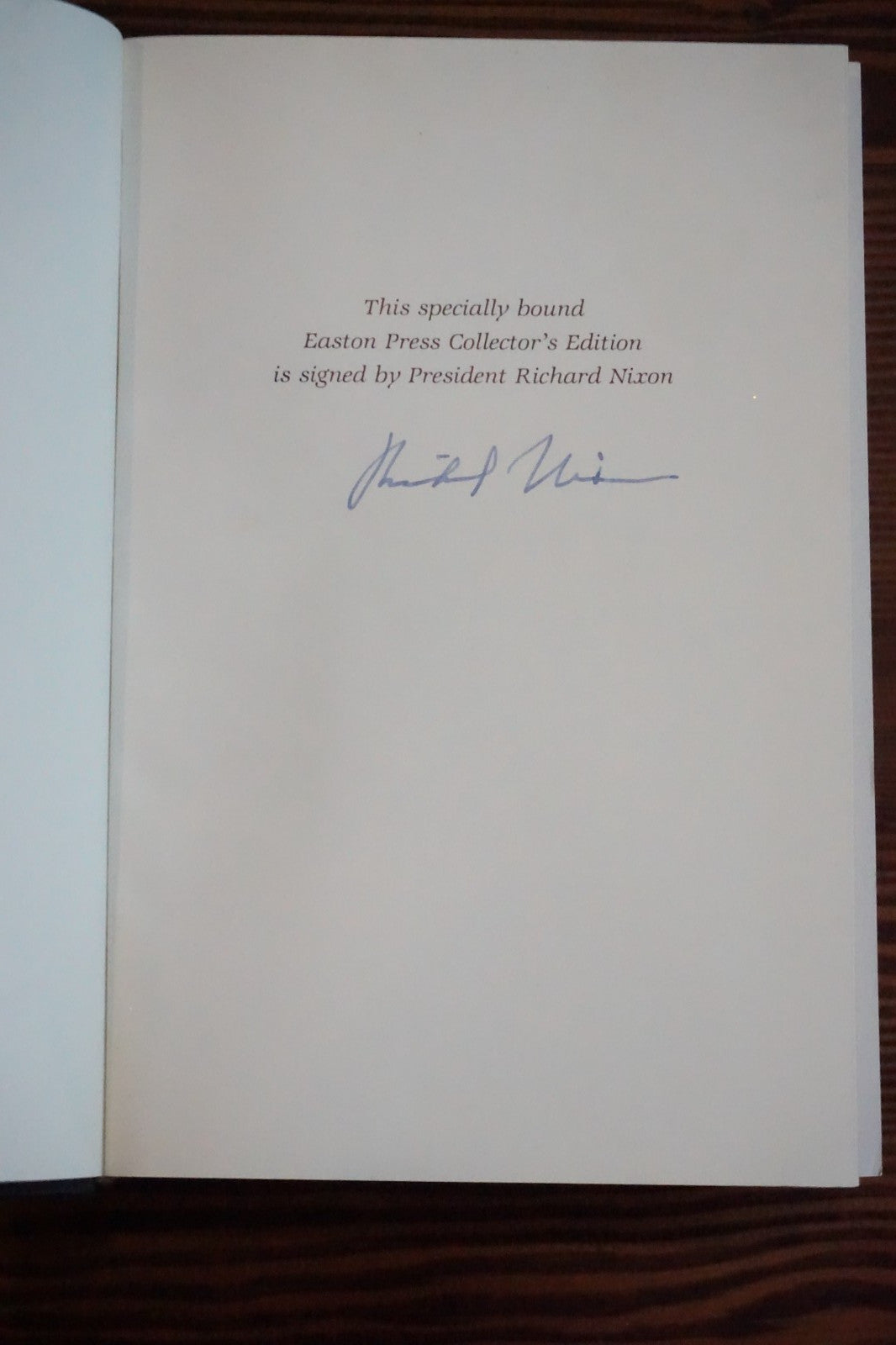 The Memoirs of Richard Nixon 1988 Signed Easton Press