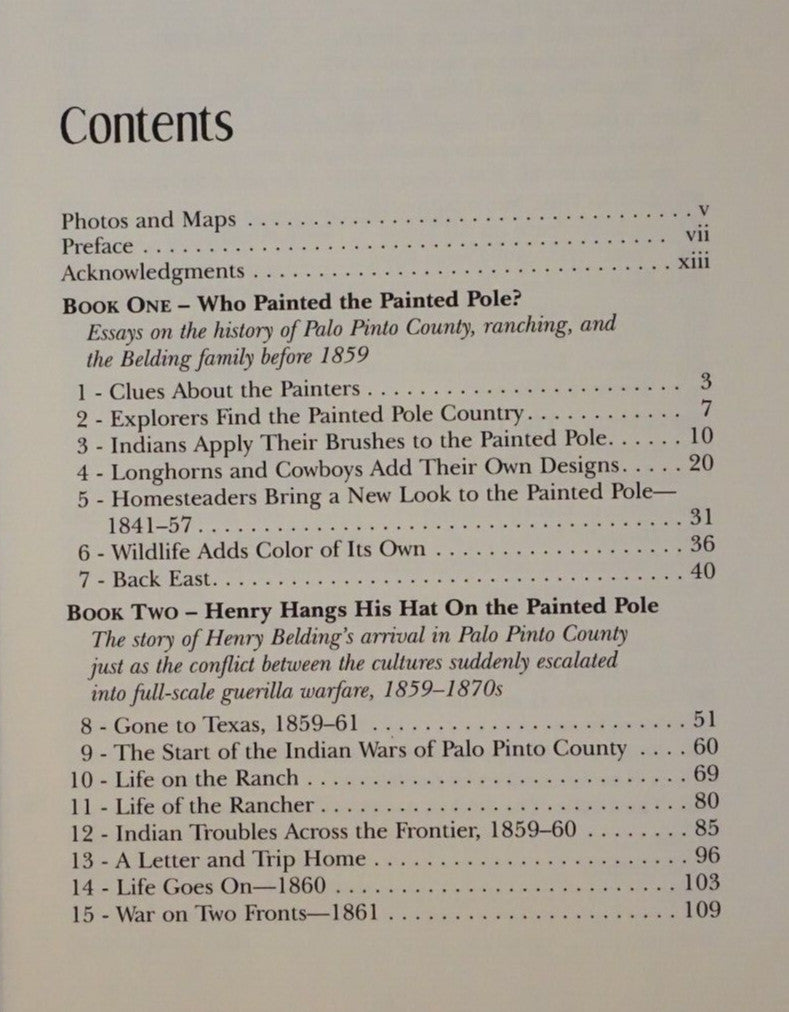 Very Rare Painted Pole by Barbara Belding Gibson 2001 Hardcover 1st Edition