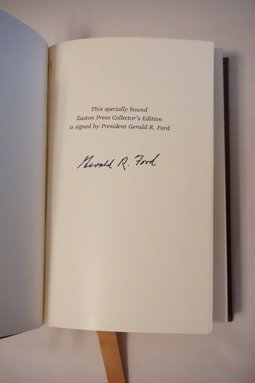 A Time To Heal by Gerald Ford 1987 Signed Easton Press