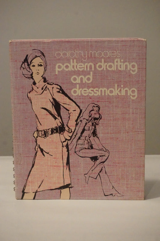 SIGNED Dorothy Moore's Pattern Drafting and Dressmaking with 2 Cardboard Rulers