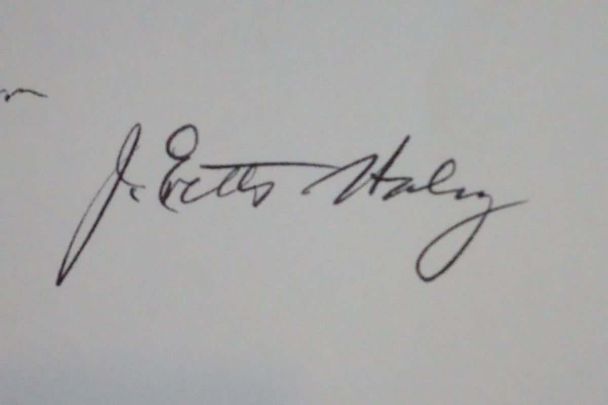Rough Times - Tough Fiber by J. Evetts Haley 1976 Signed Hardcover