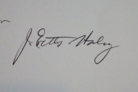 Rough Times - Tough Fiber by J. Evetts Haley 1976 Signed Hardcover