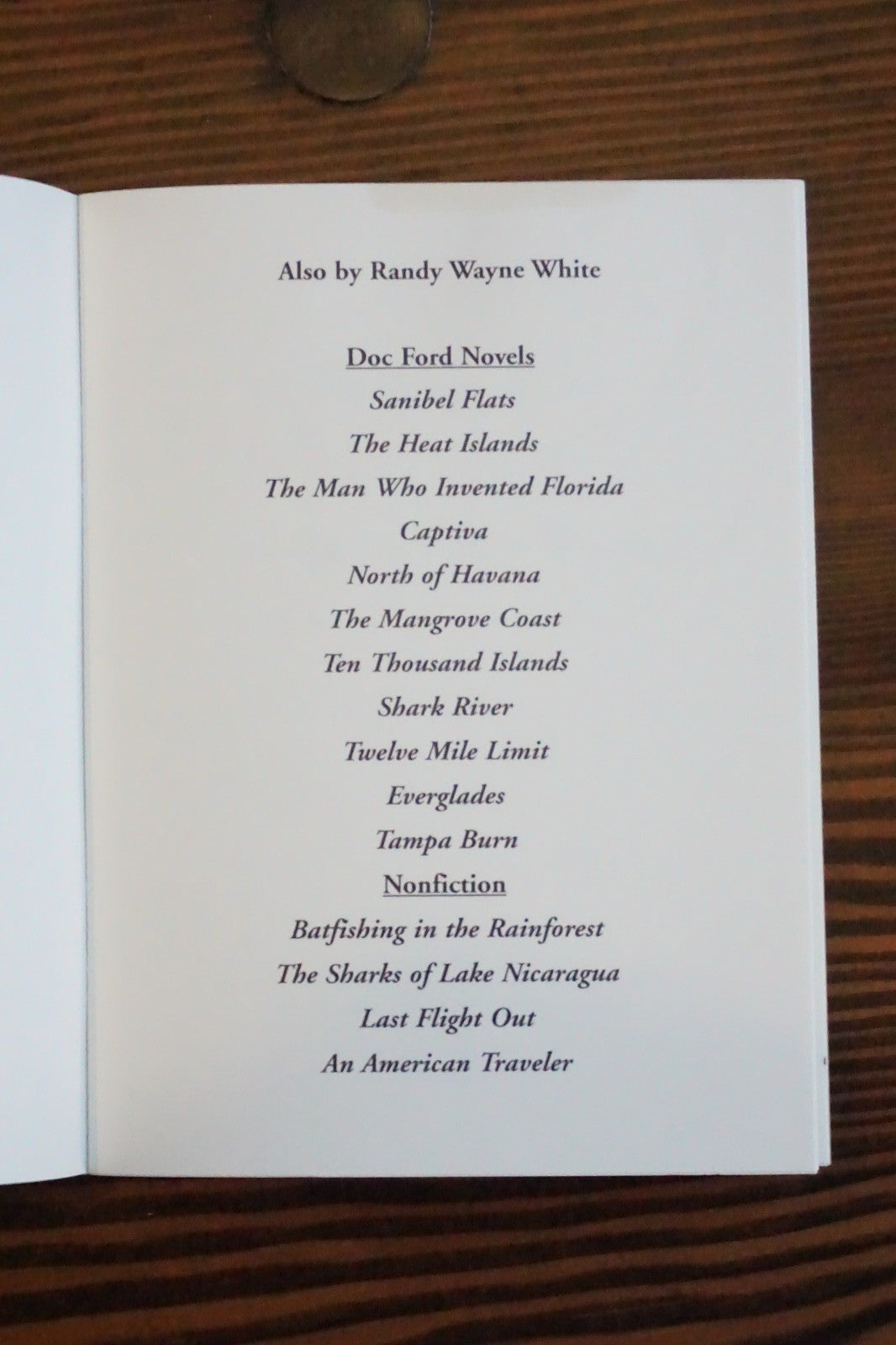 Chatham River by Randy Wayne White - 2004 Staplebound Signed Limited Edition