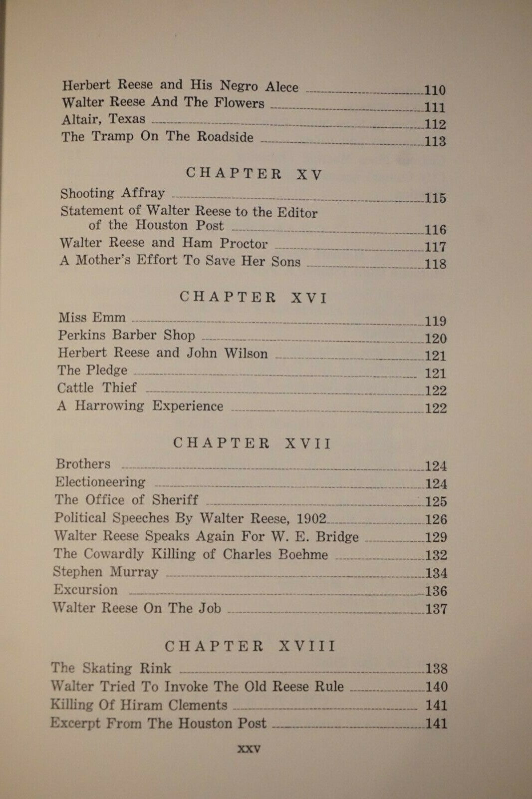 Flaming Feuds of Colorado County, Texas by John Walter Reese 1962 Hardcover