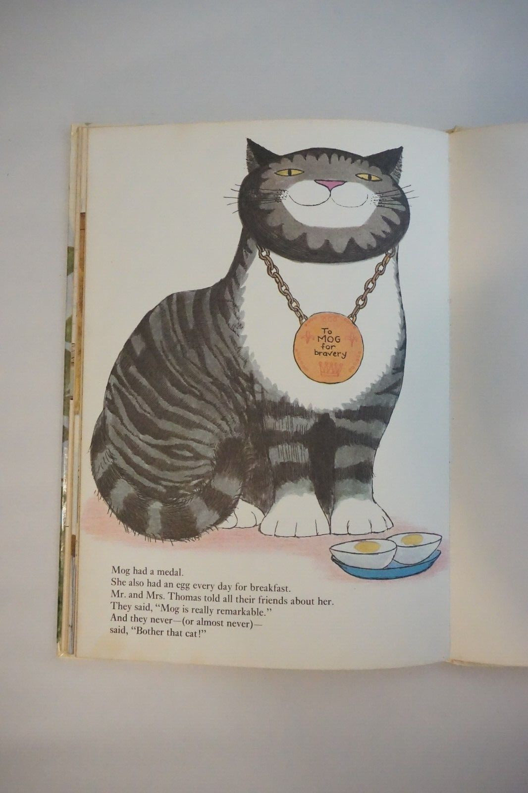 Rare Copy of Mog The Forgetful Cat by Judith Kerr 1973 Collins of London