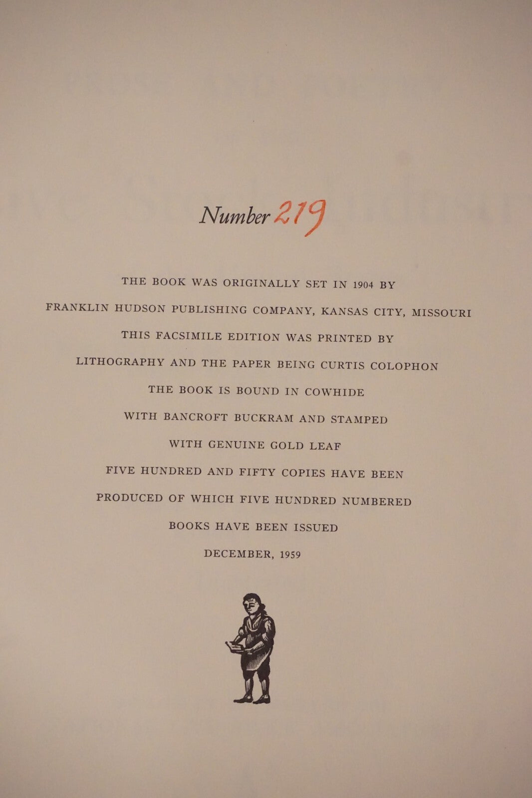 Prose and Poetry of The Livestock Industry 1959 Limited Edition Slipcase