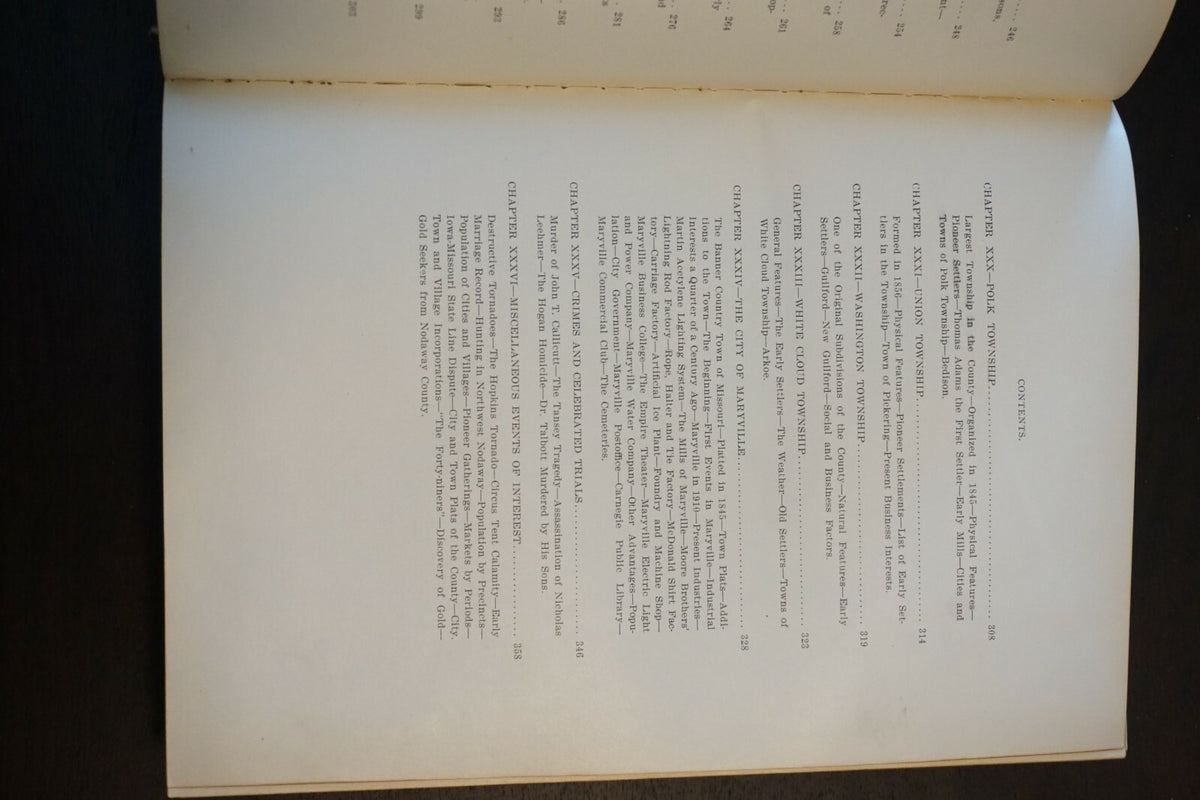 Past and Present of Nodaway County Missouri Volume I 1910