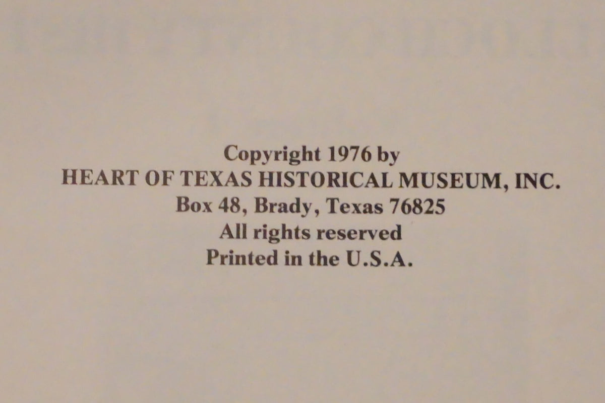 Handbook of McCulloch County Texas History Volume 1