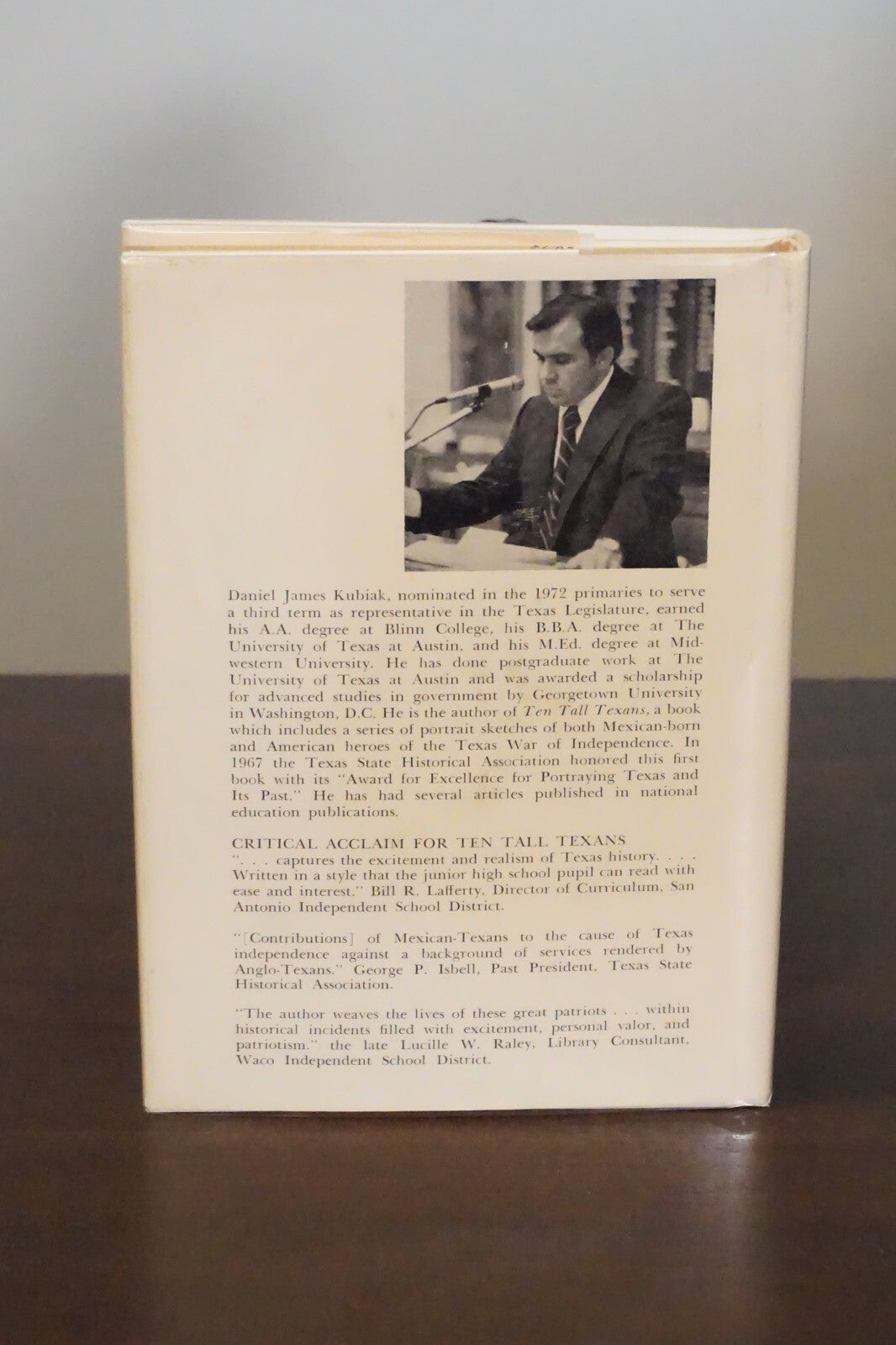 Monument To A Black Man by Daniel James Kubiak 1972 HC DJ