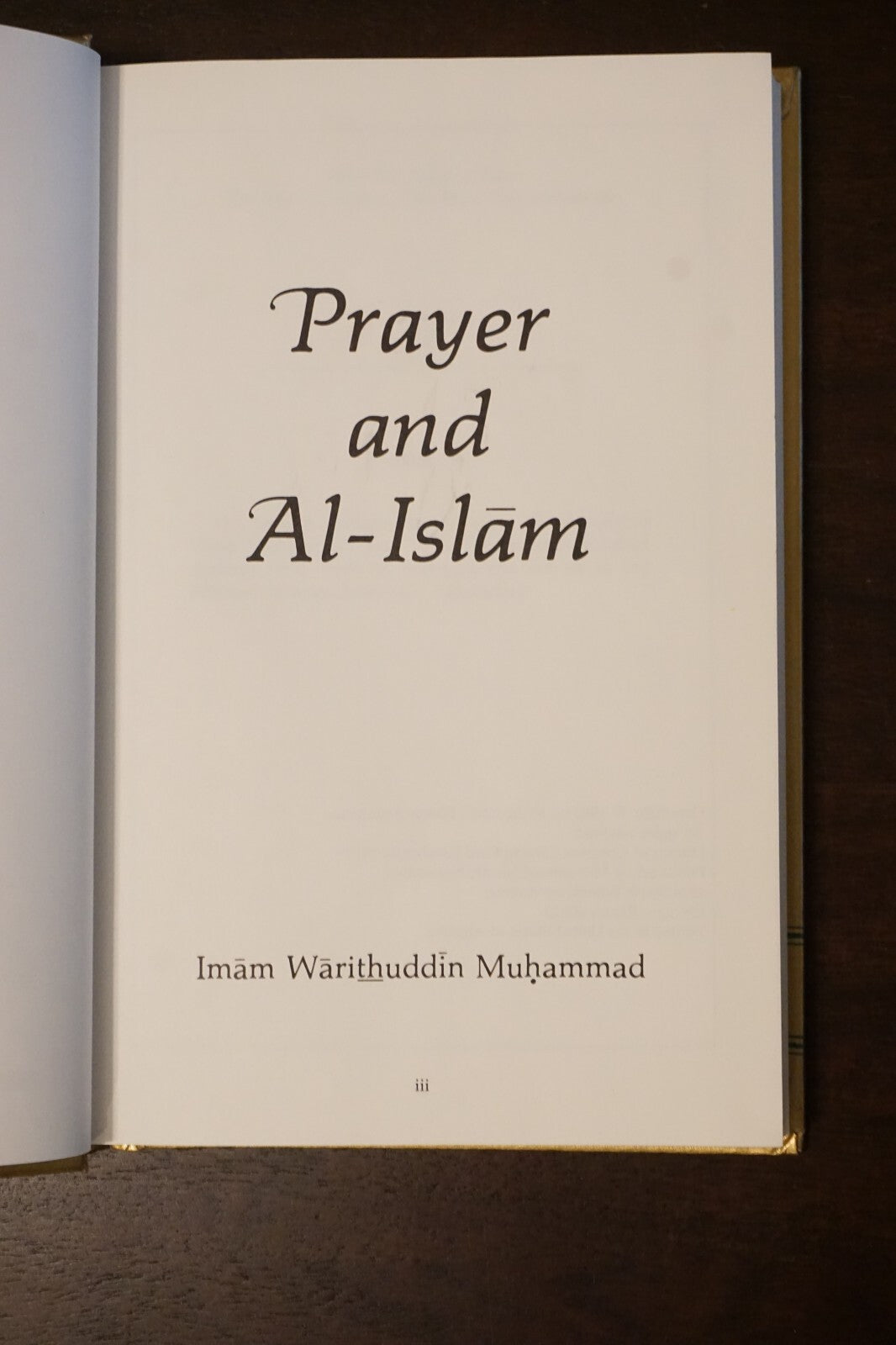 Prayer and Al Islam by Imam Warithuddin Muhammad 1982 Signed by Muhammad Ali
