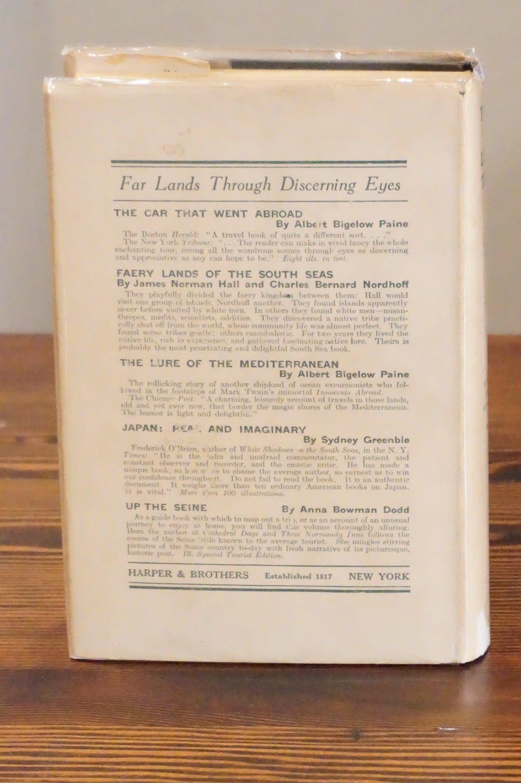 Tales of Lonely Trails by Zane Grey 1922 Signed 1st Edition
