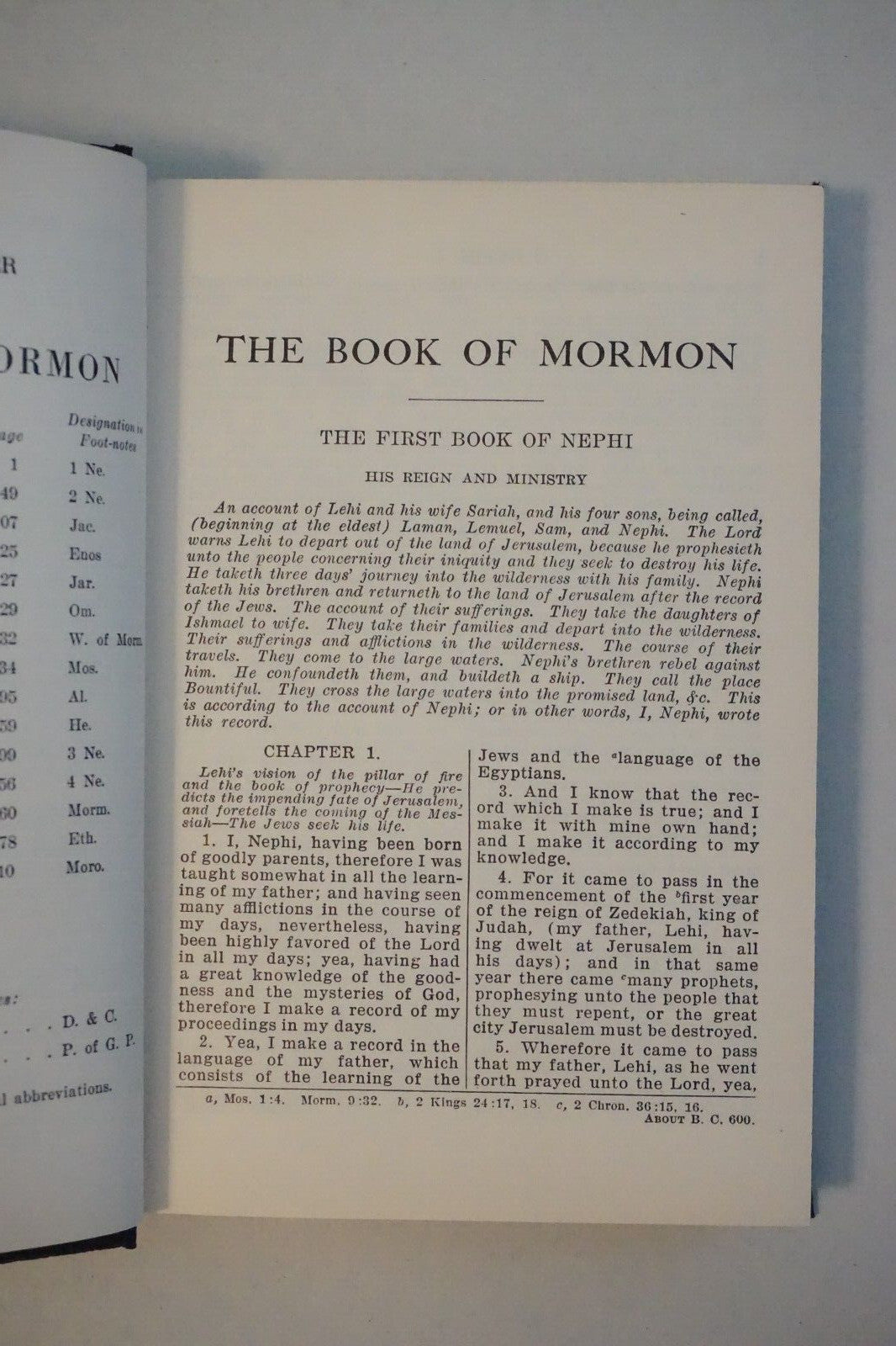 The Book of Mormon by Joseph Smith 1920 Hardcover