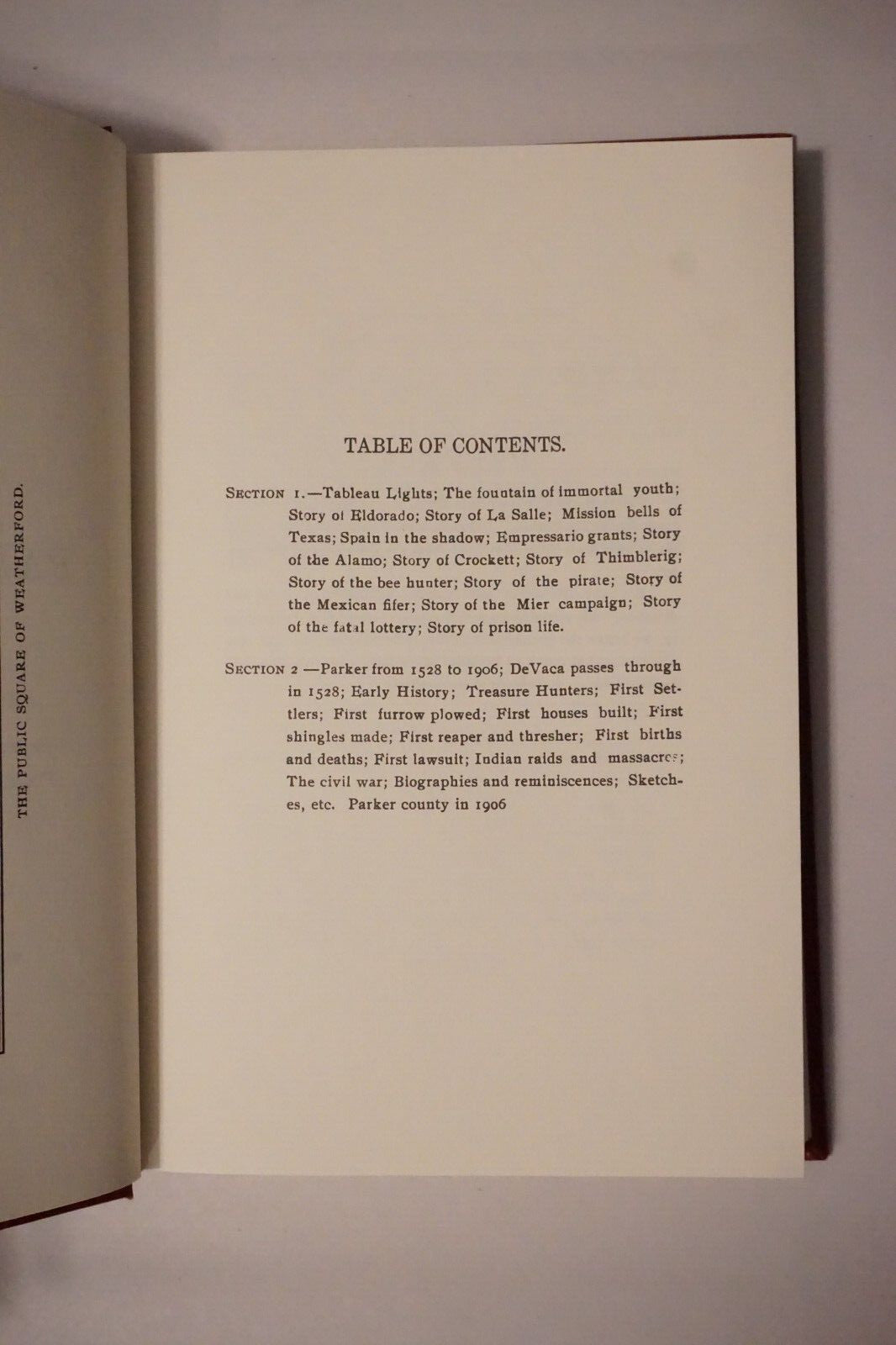 A New History of Parker County by Jno. S. Grace and R. B. Jones 1987 Hardcover