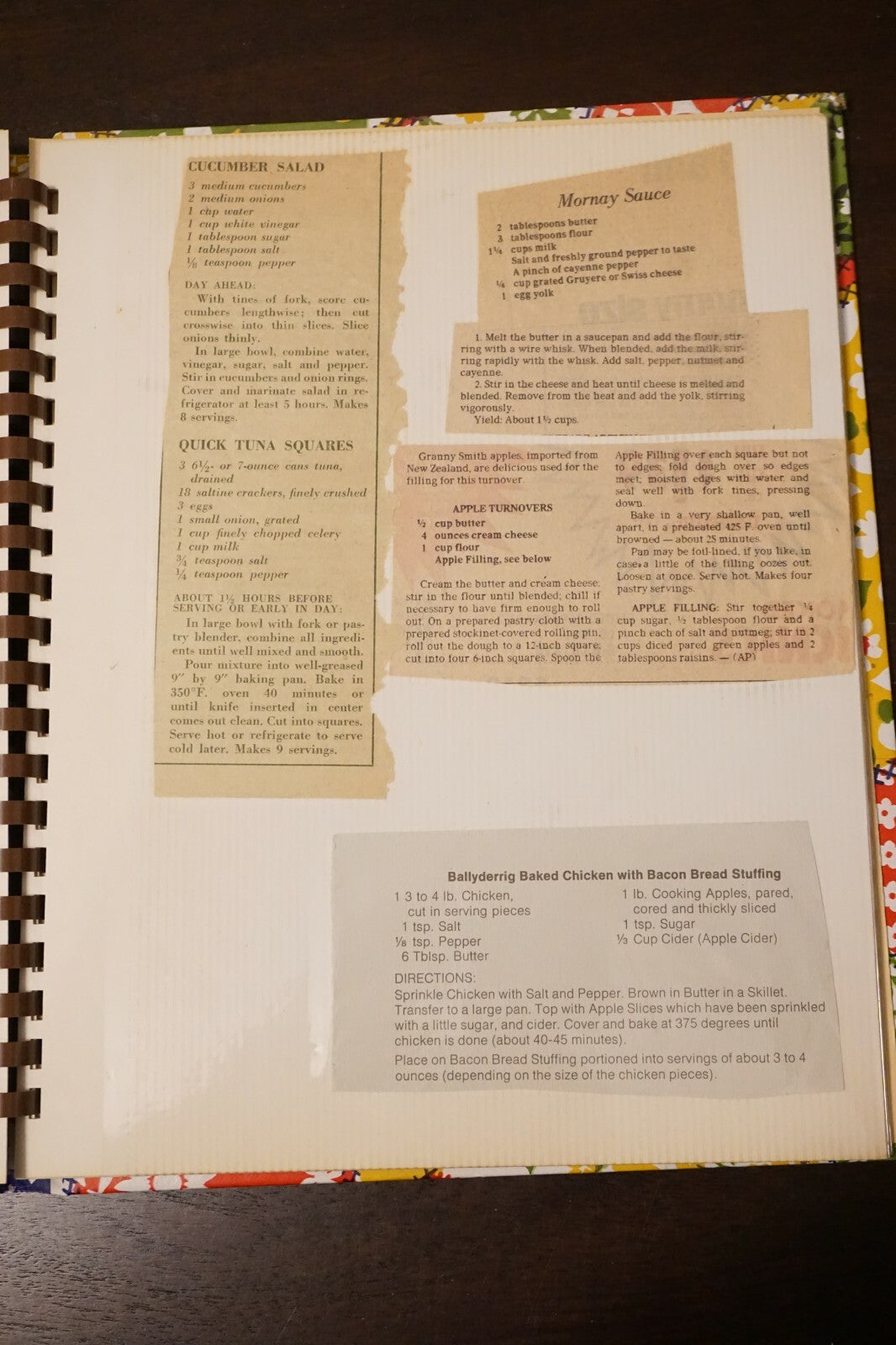 Collection of Approximately 75 Vintage Clipped Recipes